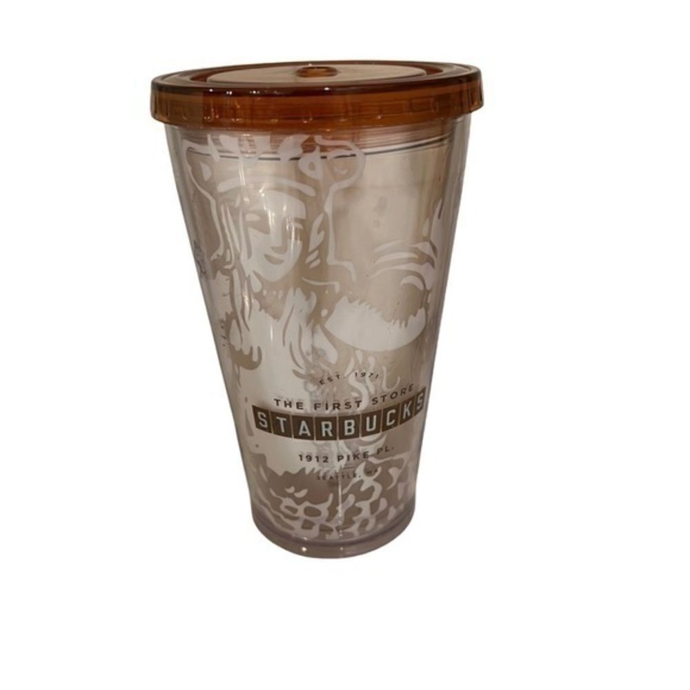 Starbucks Pike Place The First Store Mermaid Siren Grande Tumbler 16oz